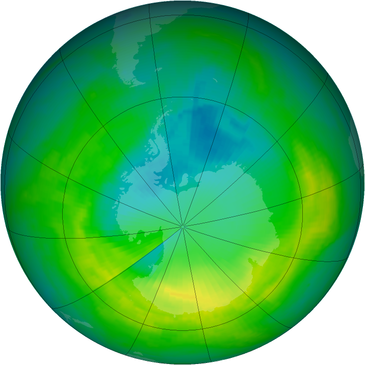 Ozone Map 1988-11-10